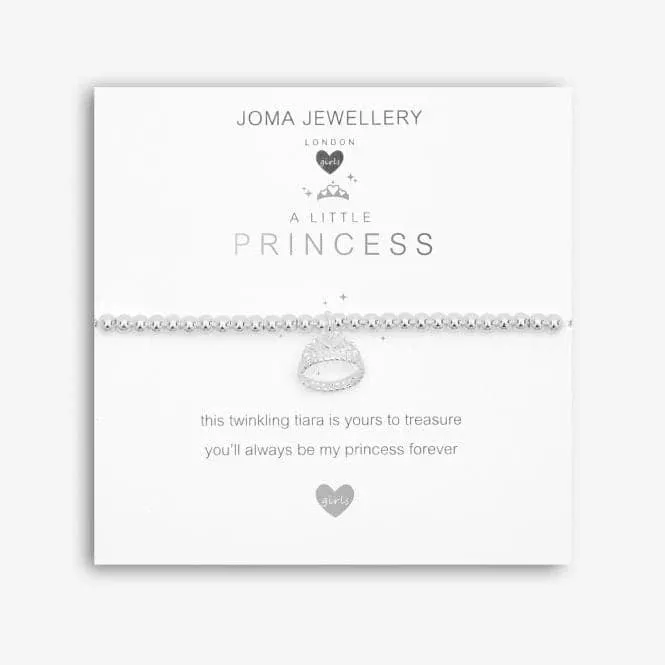 Joma Jewellery Childrens A Little Princess Silver Bracelet