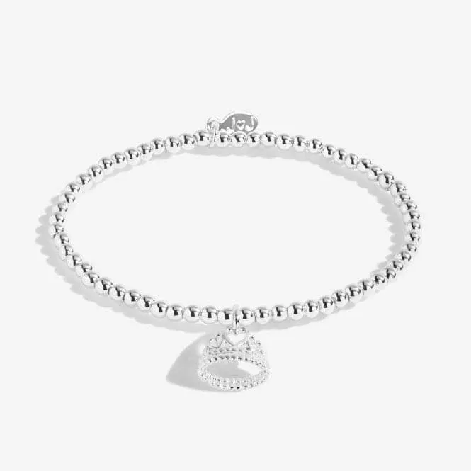 Joma Jewellery Childrens A Little Princess Silver Bracelet