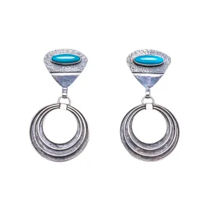 Kingman Turquoise Earrings | Jack Tom