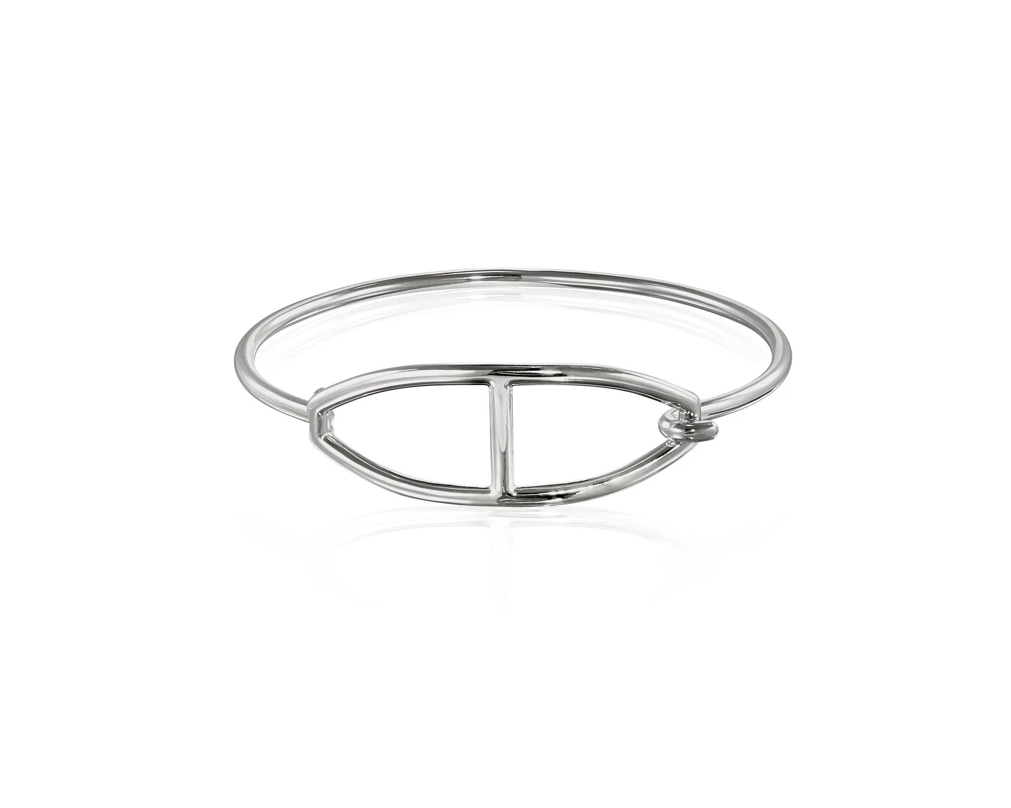 Kingston Buckle Bangle | Sterling Silver