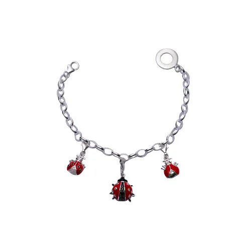 Ladybug Charm Bracelet