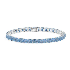 Lagoon Blue Square Bracelet