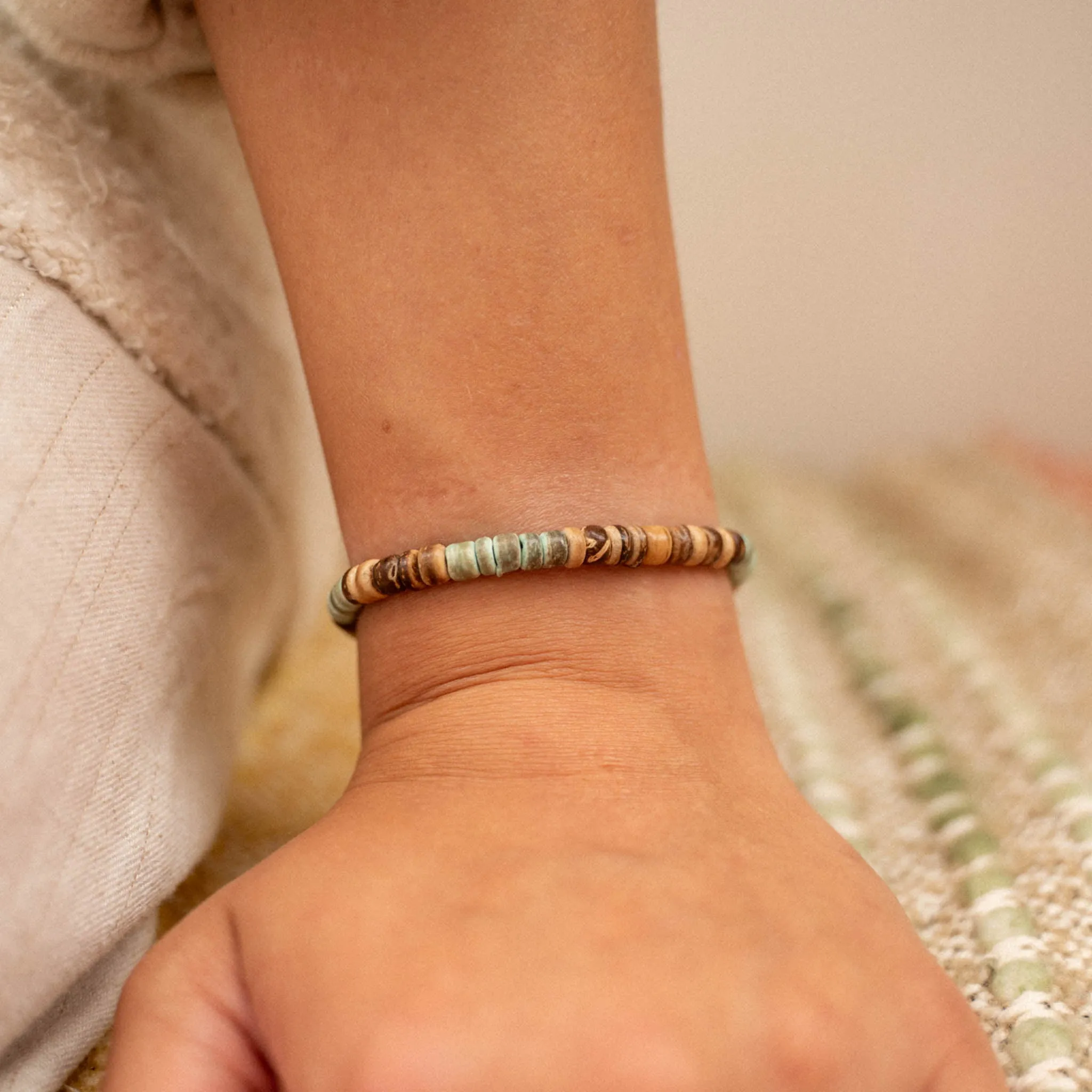 Laut Coconut Wood Beaded Bracelet