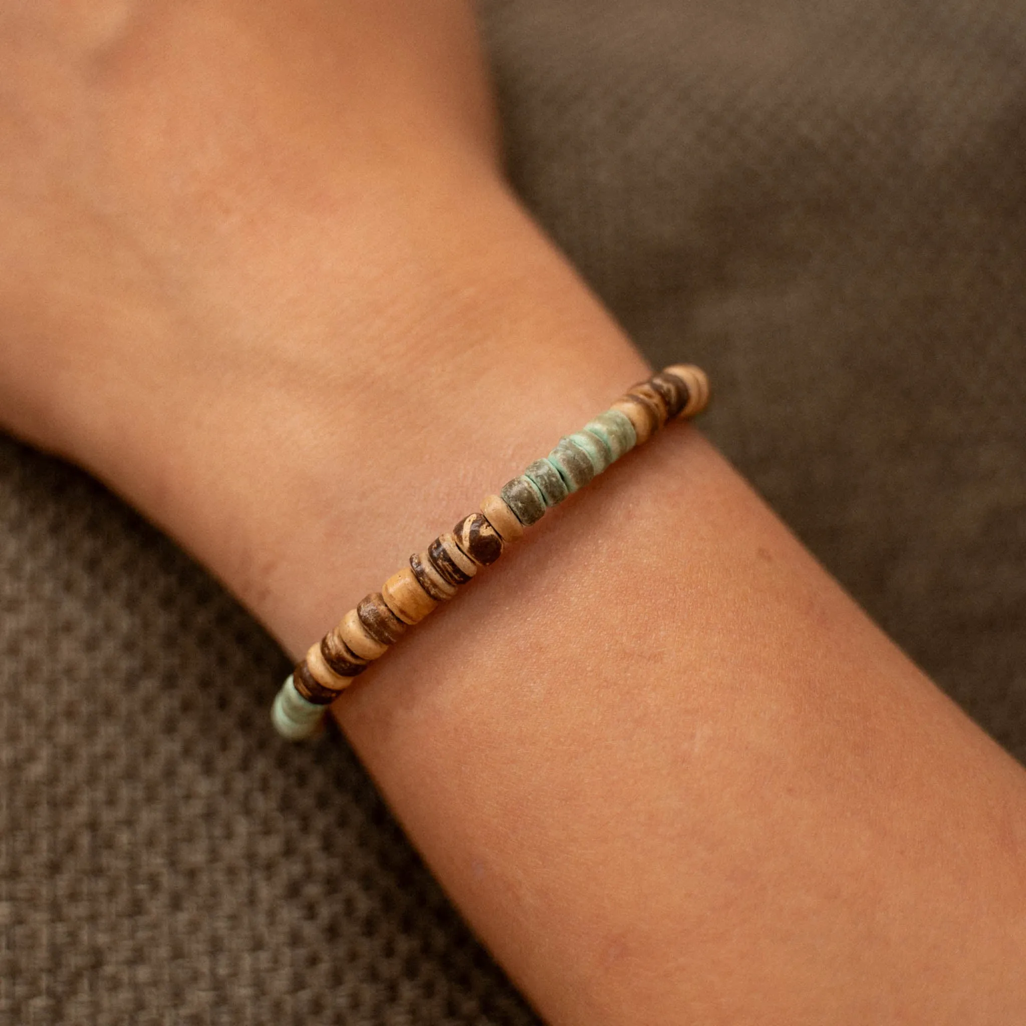 Laut Coconut Wood Beaded Bracelet