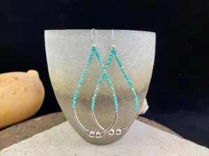 Long Turquoise Earrings