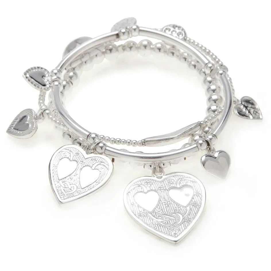 LOVE & CONNECTION 3-Stack in Sterling Silver