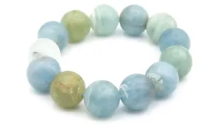 Luxury Aquamarine Natural Gemstone Bracelet