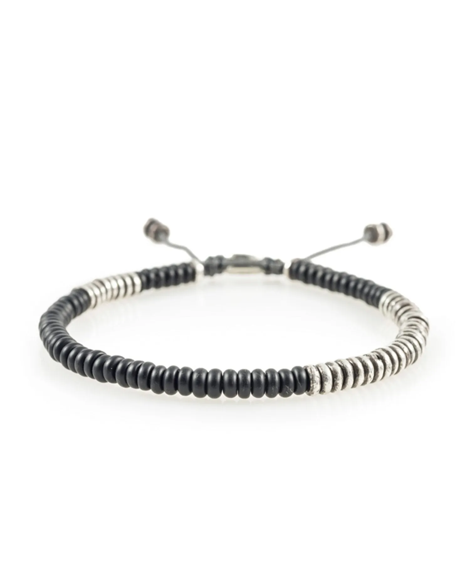 M. Cohen Round Table Bracelet in Black Onyx