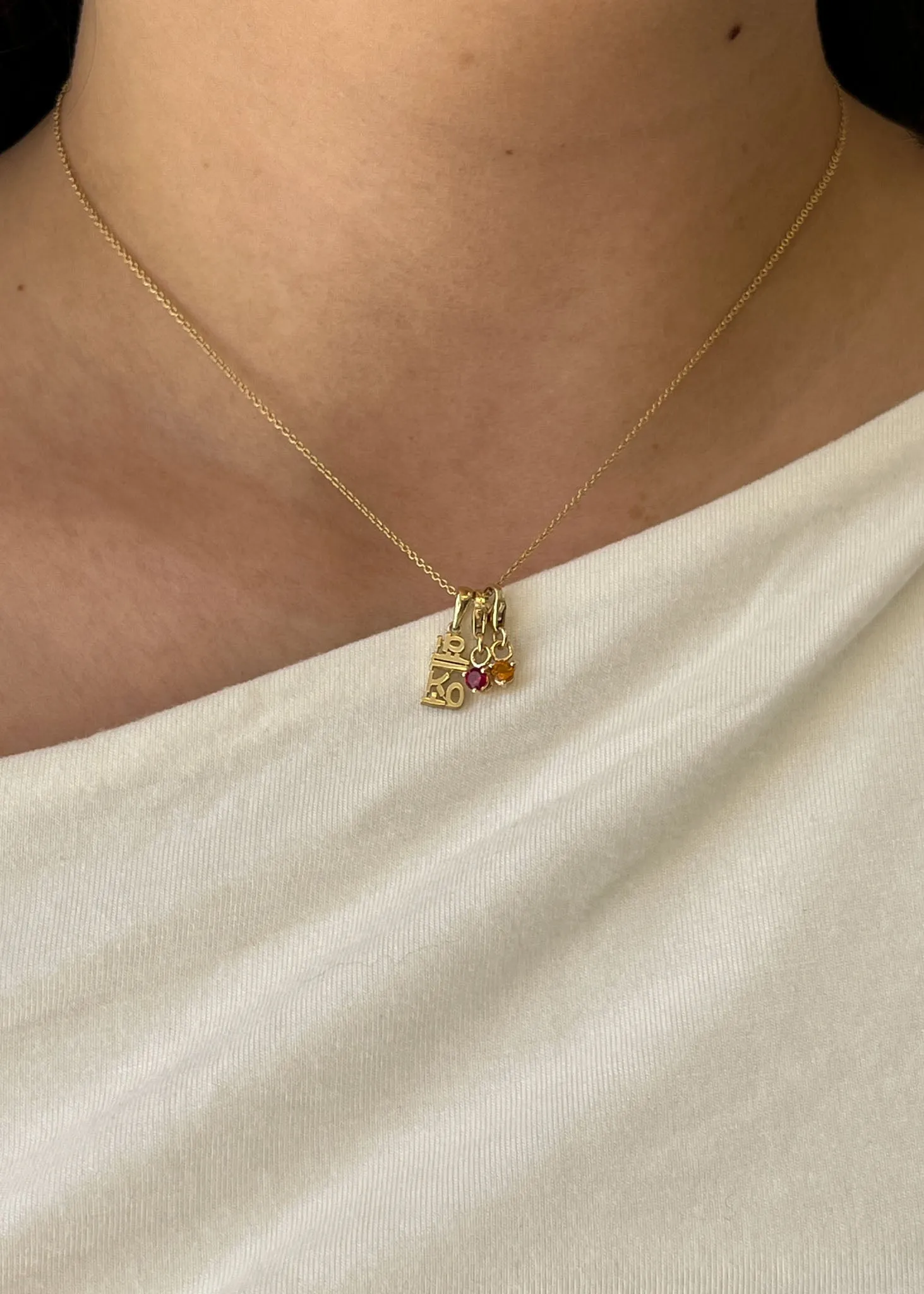 Ma-eum Birthstone Charm Citrine