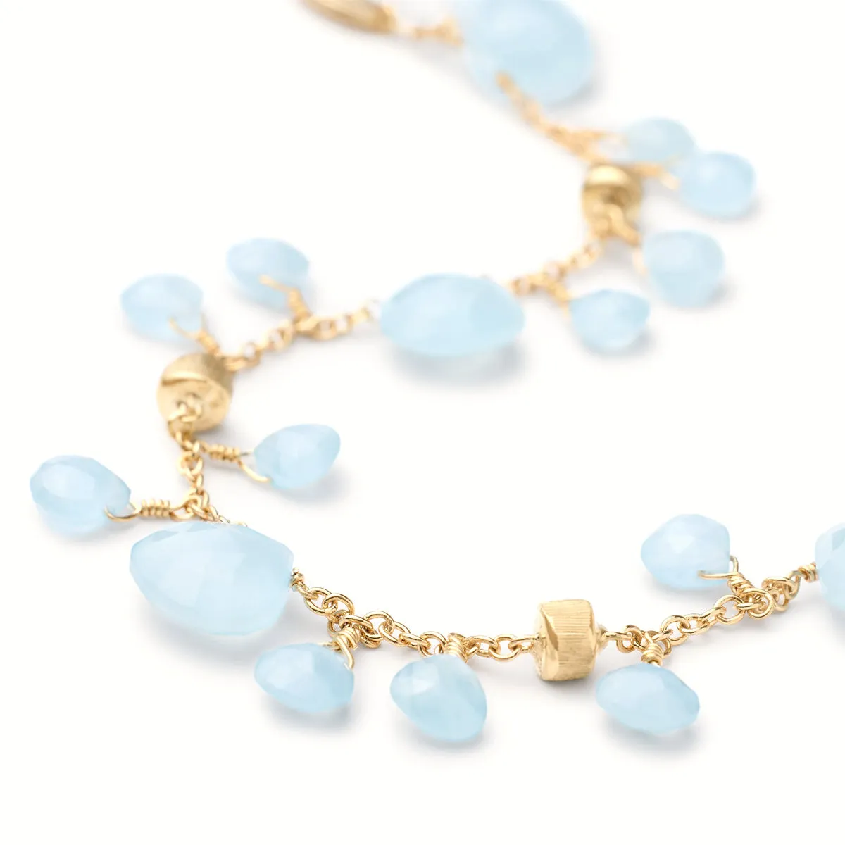 Marco Bicego Paradise Single Strand Aquamarine Bracelet