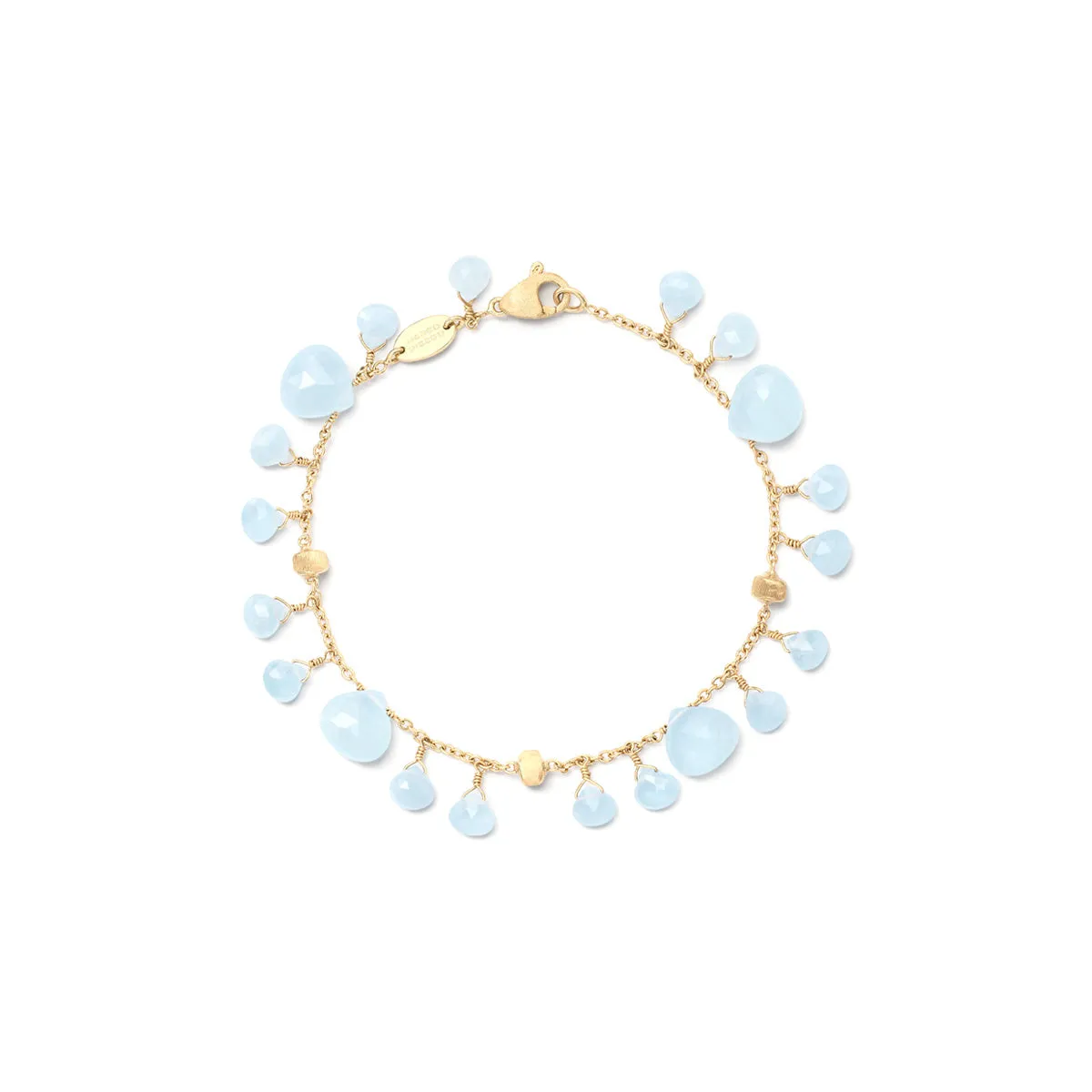 Marco Bicego Paradise Single Strand Aquamarine Bracelet