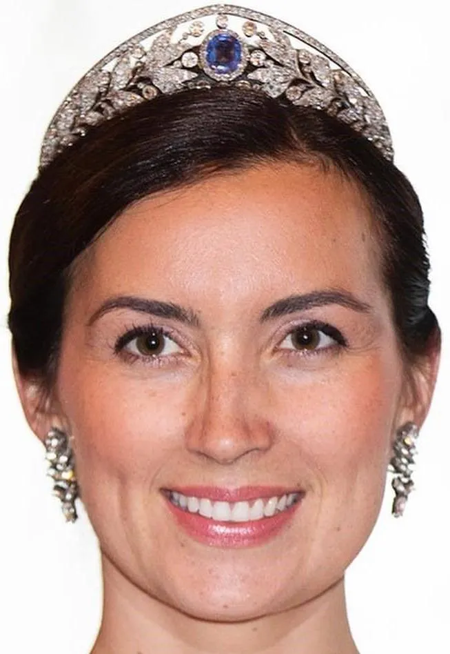 MARIE ADELAIDE Simulated Diamond Royal Bridal Crown