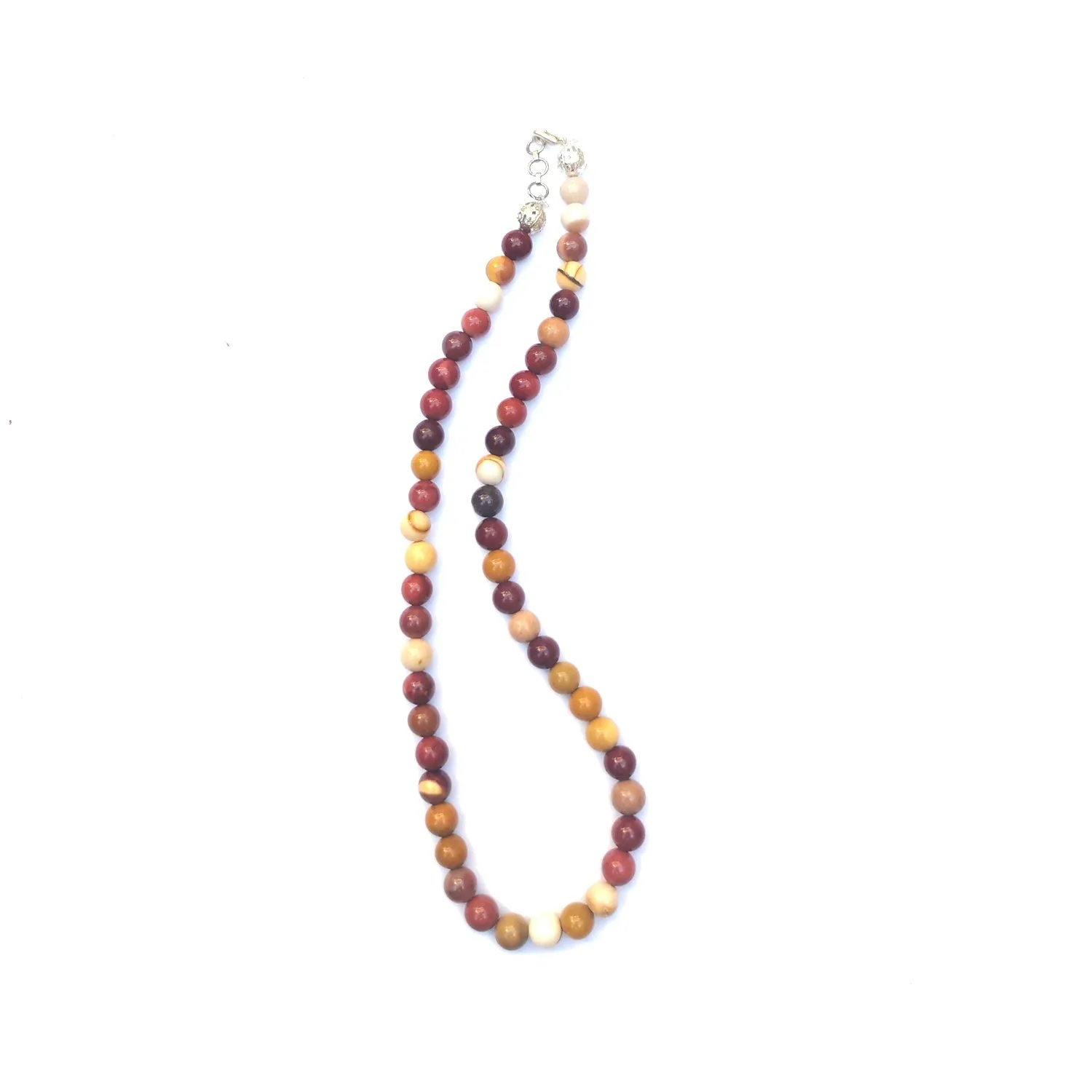 Mookite Crystal Round Beads Necklace 15 Inches, 6mm Beads (Semi-Precious Mala)