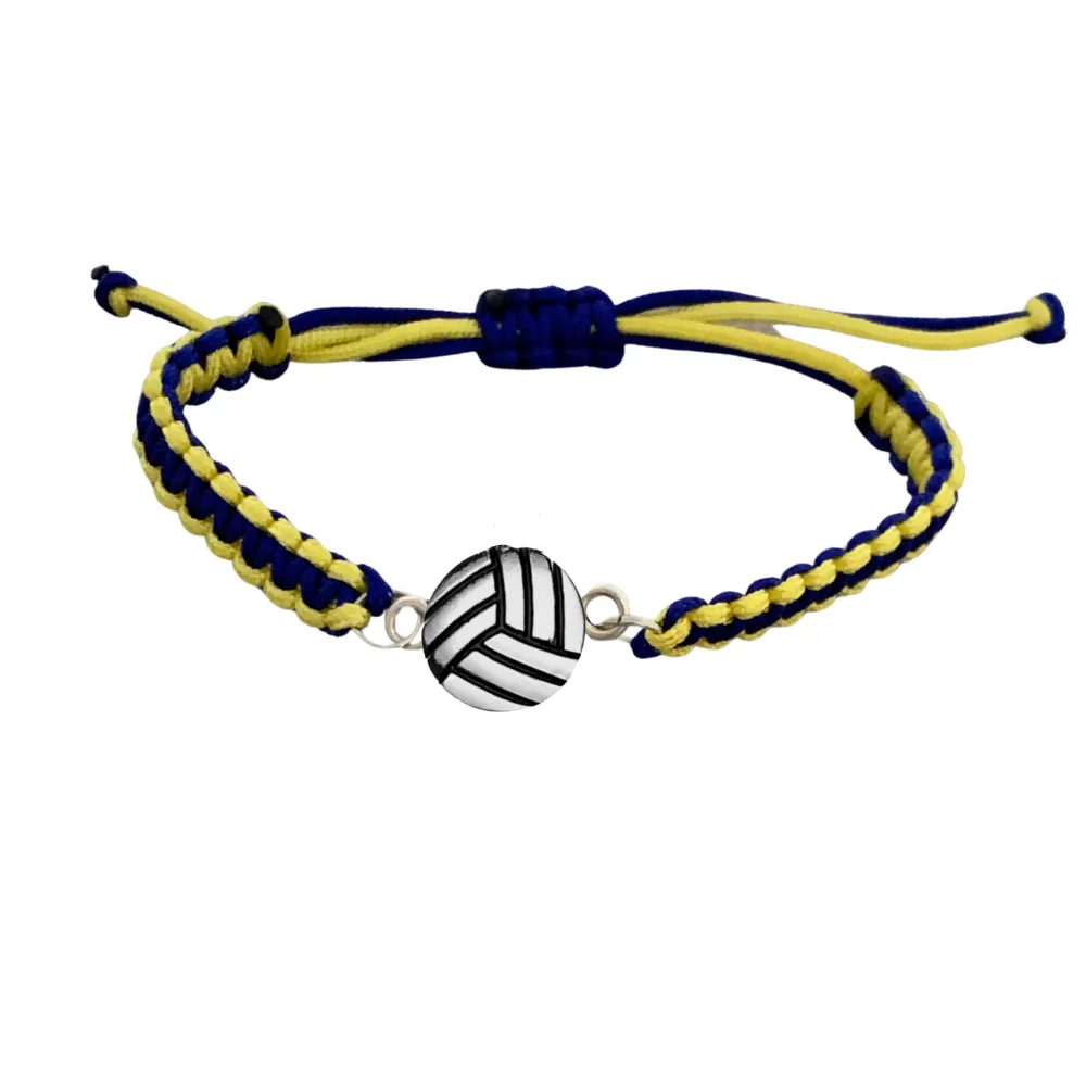 Multi Colored Volleyball Rope Bracelet - Pick Colors