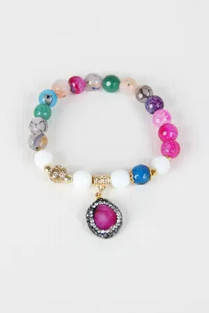 Multicolor Stones Beaded Sweetness Bracelet