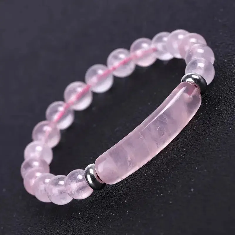 Natural Gemstone Crystal Rough Bracelet