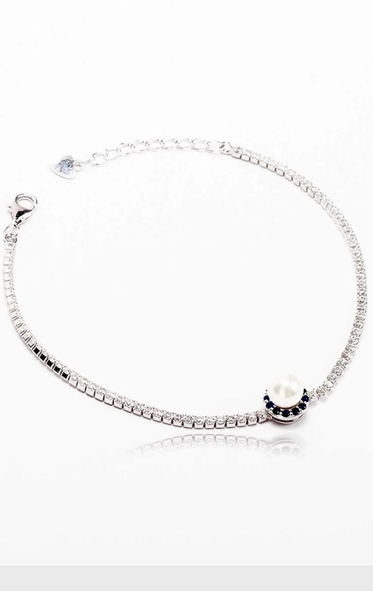 Natural Pearl Bracelet Silver