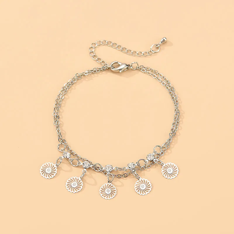 New Sweet And Exaggerated Retro Anklet For Women