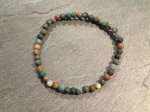 Ocean Jasper 4MM Stretch Bracelet