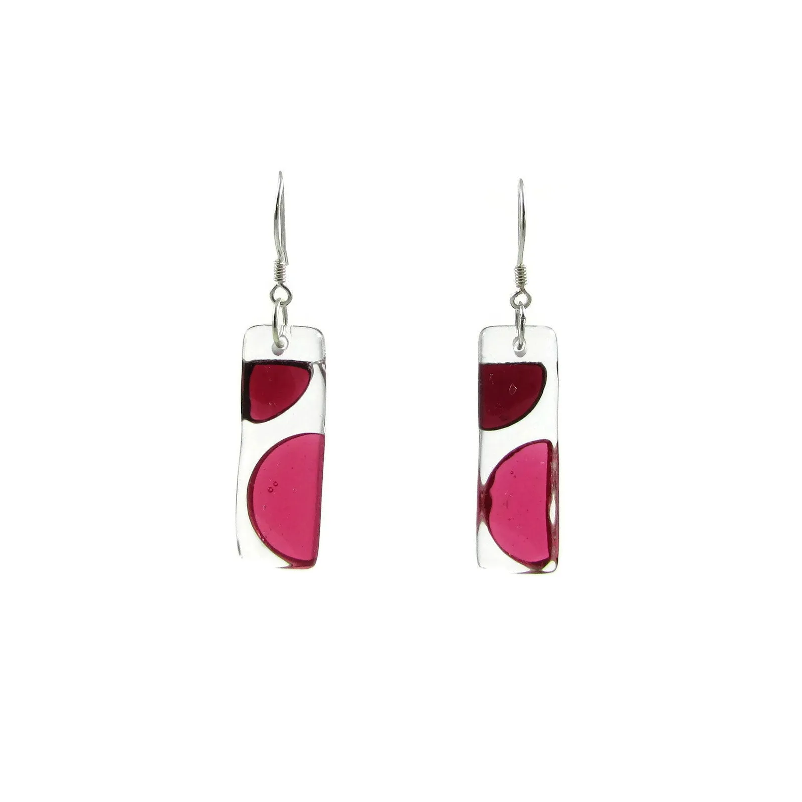 Onda Glass Earrings - Purple