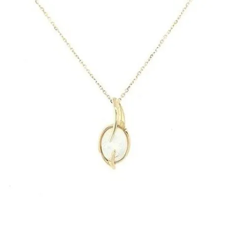 Opal 9ct yellow gold Pendant