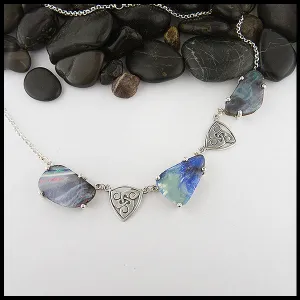 Opal Link Necklace