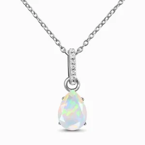 Opal Necklace Sway - October Birthstone