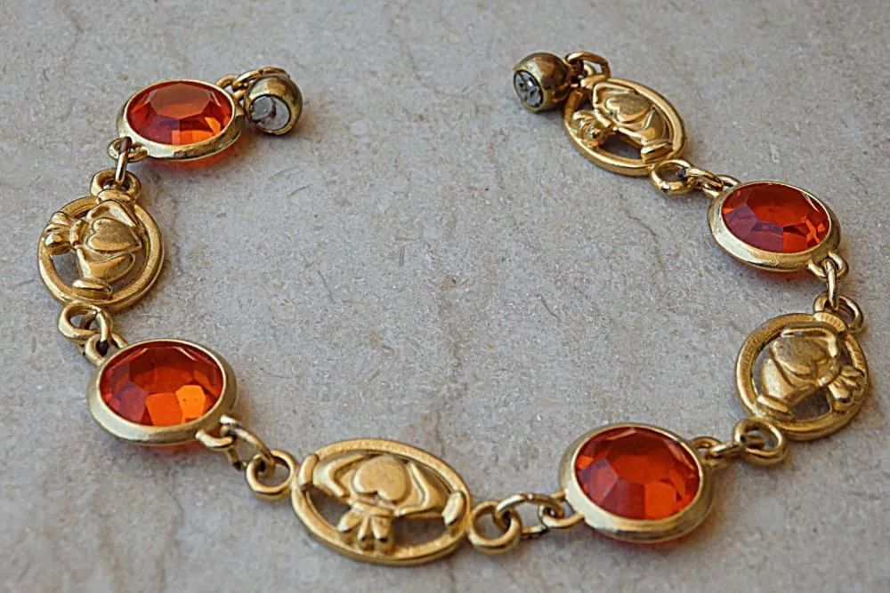 Orange bracelet