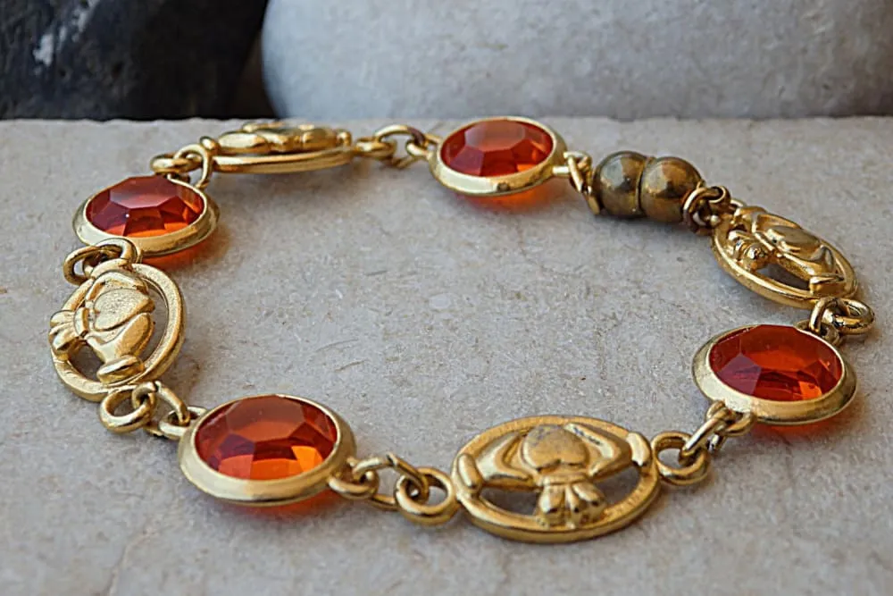 Orange bracelet