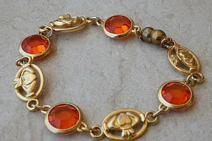 Orange bracelet