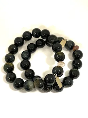 Perle by Lola Blue Tiger Eye Bracelet