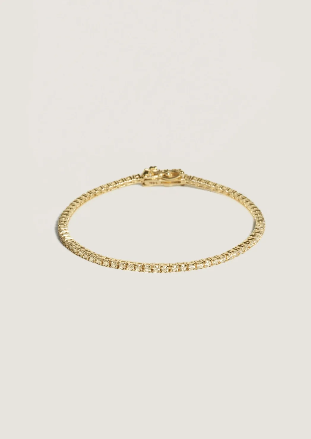 Petite Diana Tennis Bracelet 2.90ctw Yellow Gold