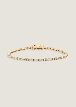 Petite Diana Tennis Bracelet 2.90ctw Yellow Gold