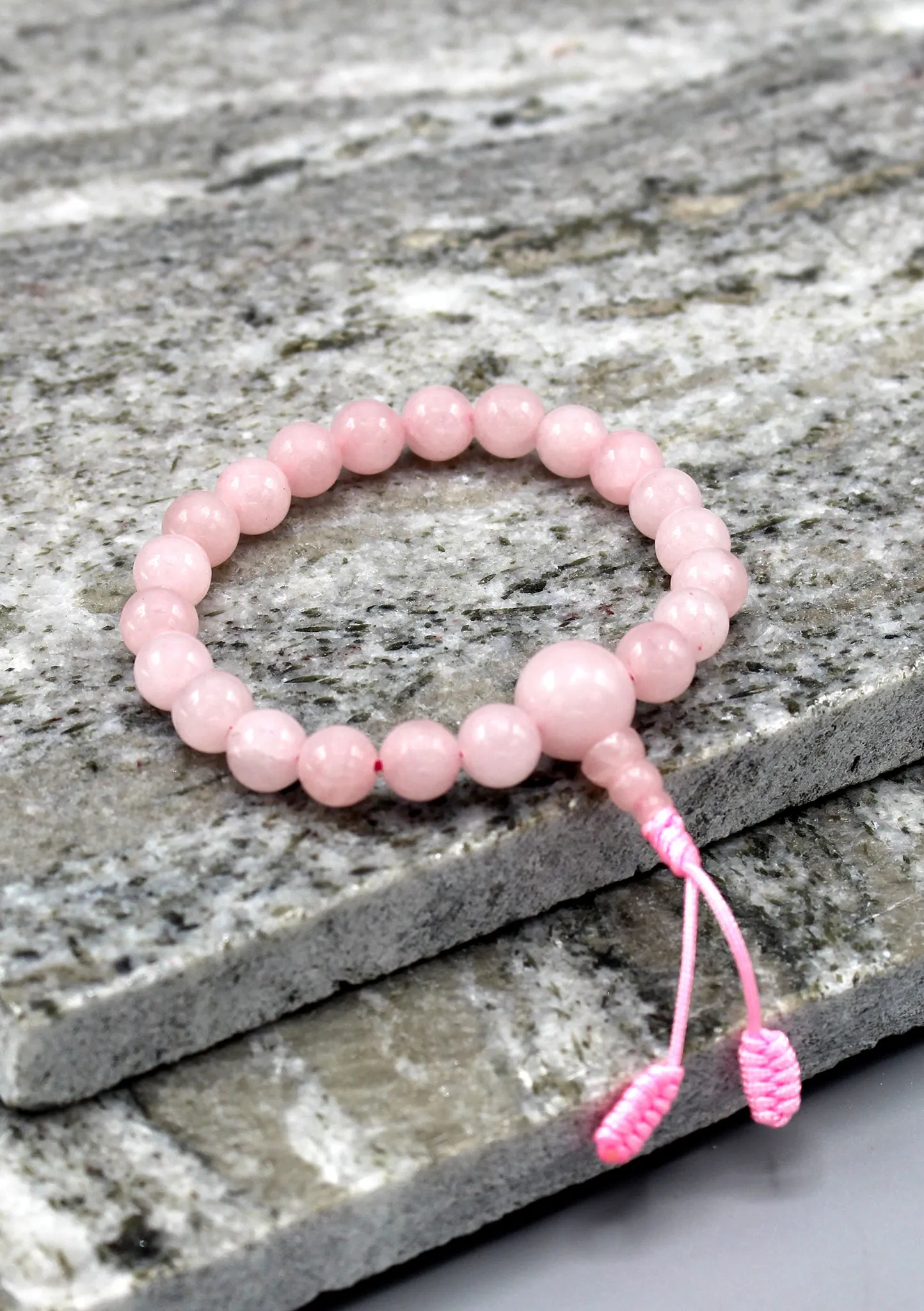 Pink Rose Quartz Women's Bracelet