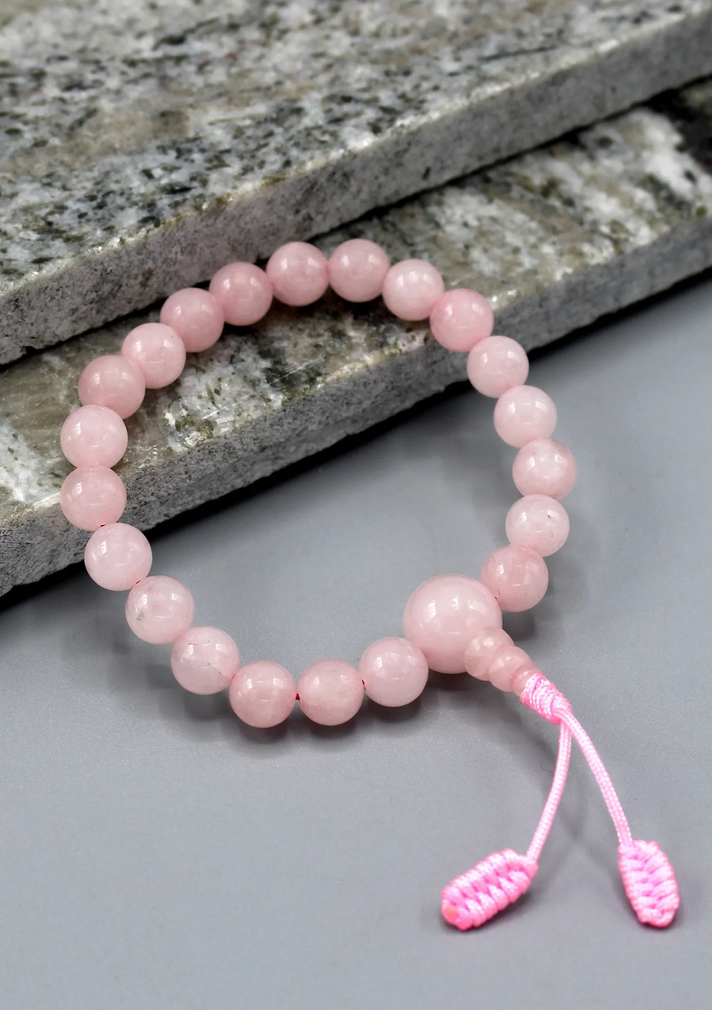 Pink Rose Quartz Women's Bracelet