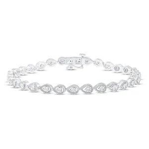 Pre-Owned Kay 1/10ct Diamond Tennis Bracelet in Sterling Silver