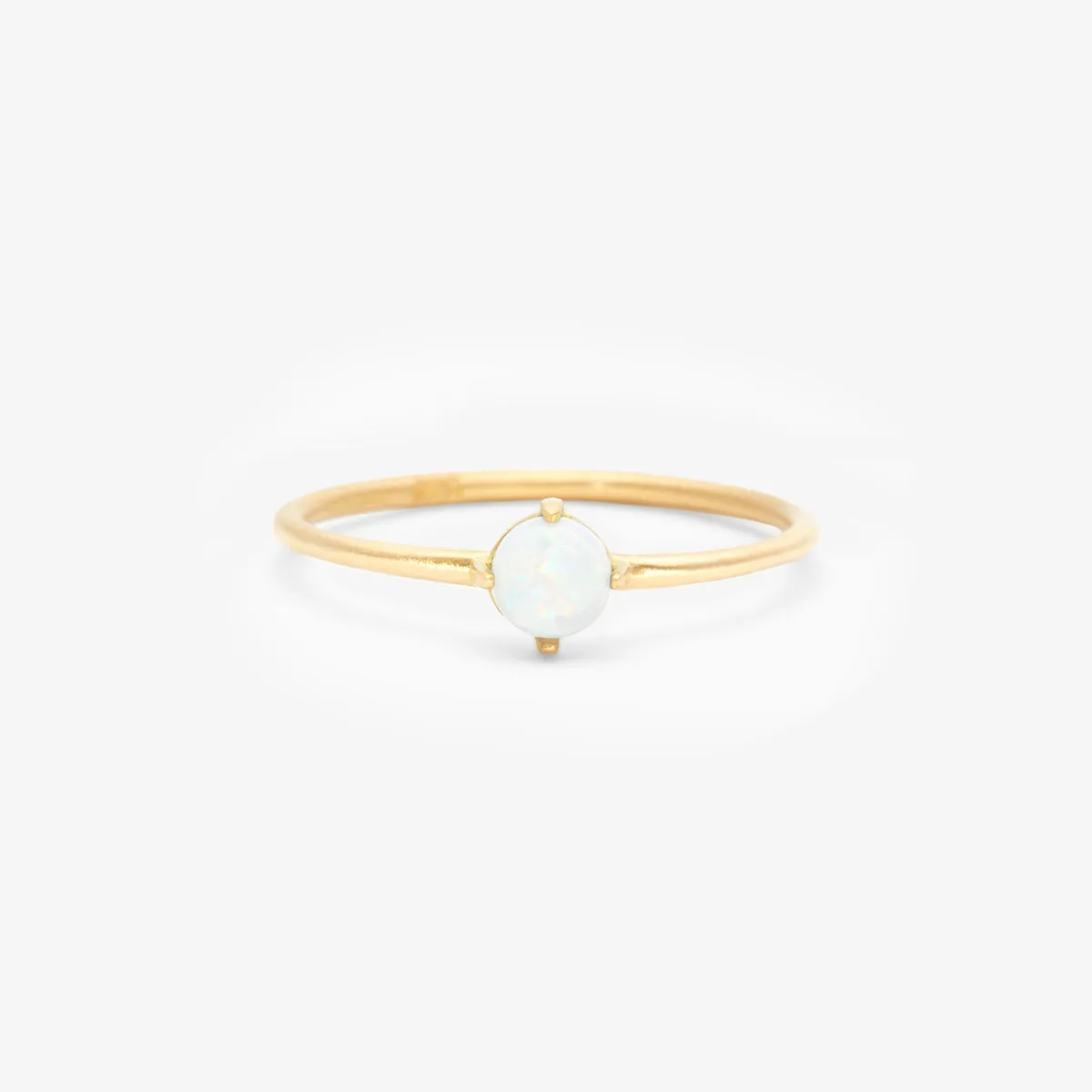 R11601OP | Australian White Opal Wisp Ring