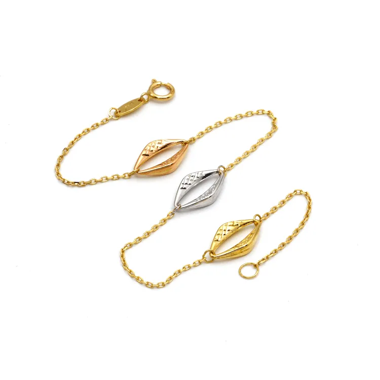 Real Gold 3 Color 4048 Bracelet BR1043