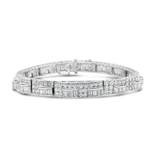 Retro Diamond Estate Bracelet