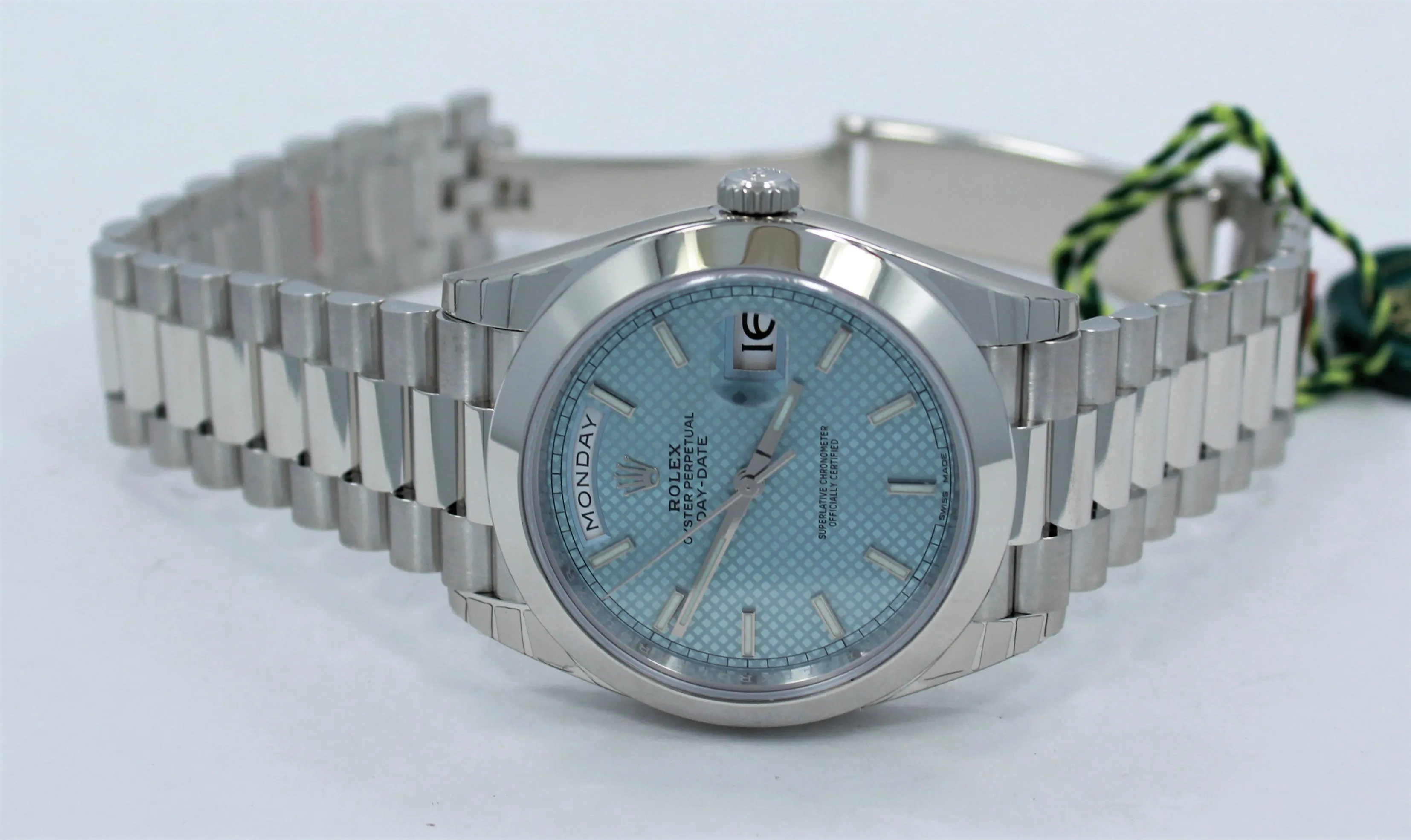 Rolex Oyster Perpetual Day-Date 40 228206 BLURP (Unworn)