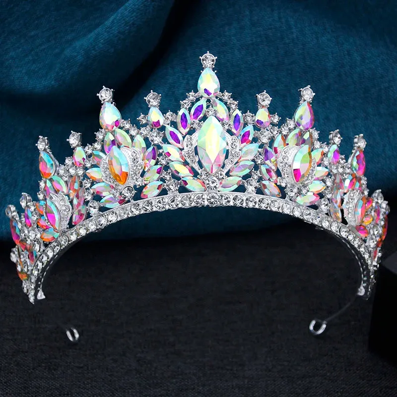 Royal Princess Queen Tiara Crowns Party Pageant Birthday Jewelry Head Accessories