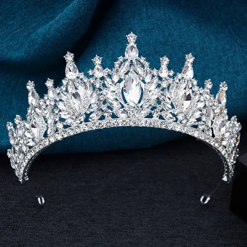 Royal Princess Queen Tiara Crowns Party Pageant Birthday Jewelry Head Accessories