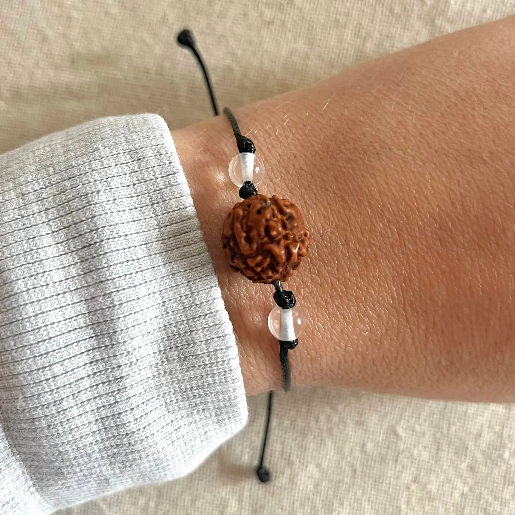 Rudraksha Cord Bracelet