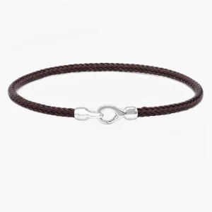 Sailing Cable "Plata" Bracelet (Coffee)