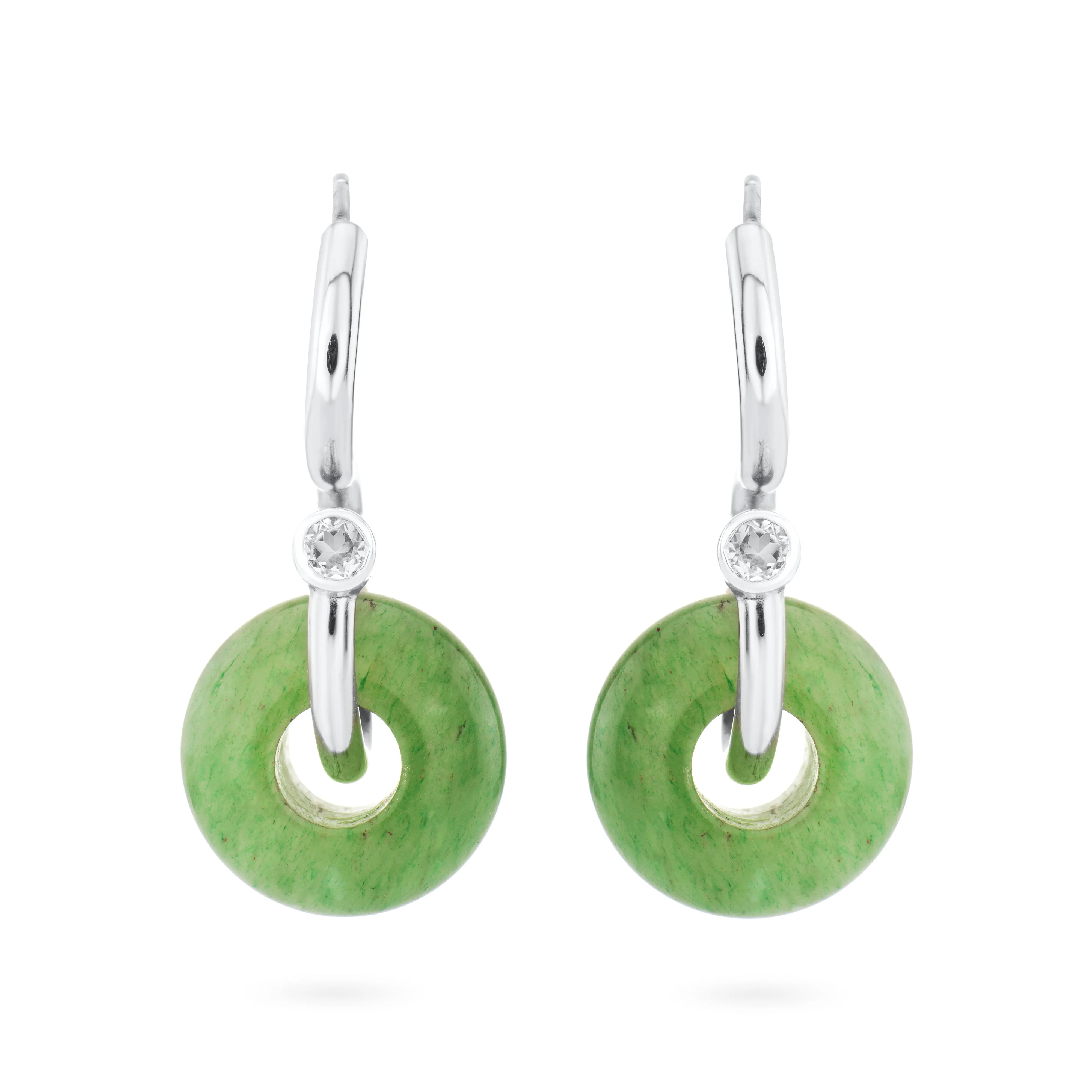 Signature Poise Aventurine Sterling Silver Earrings