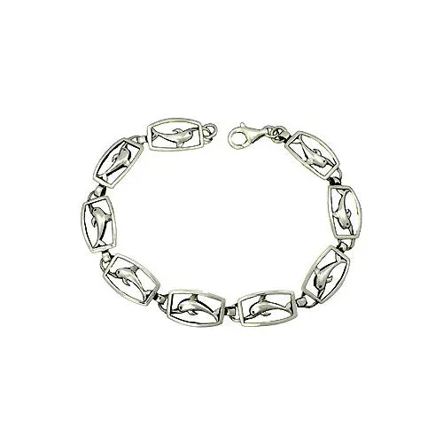 Silver Dolphin Bracelet