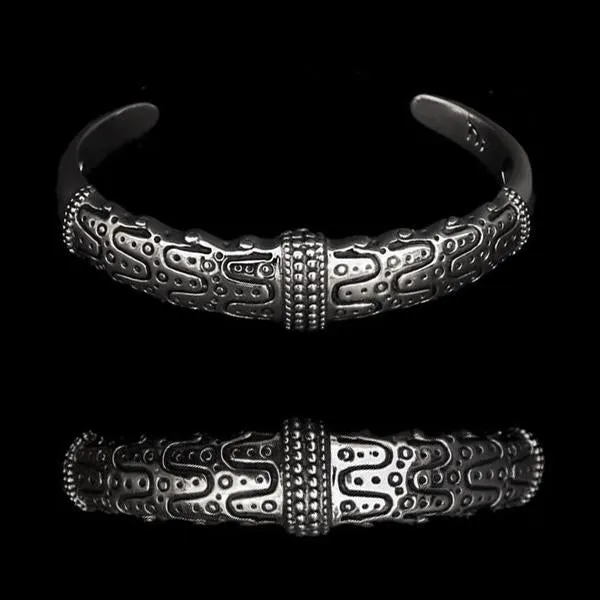 Silver Viking Bracelet from Falster