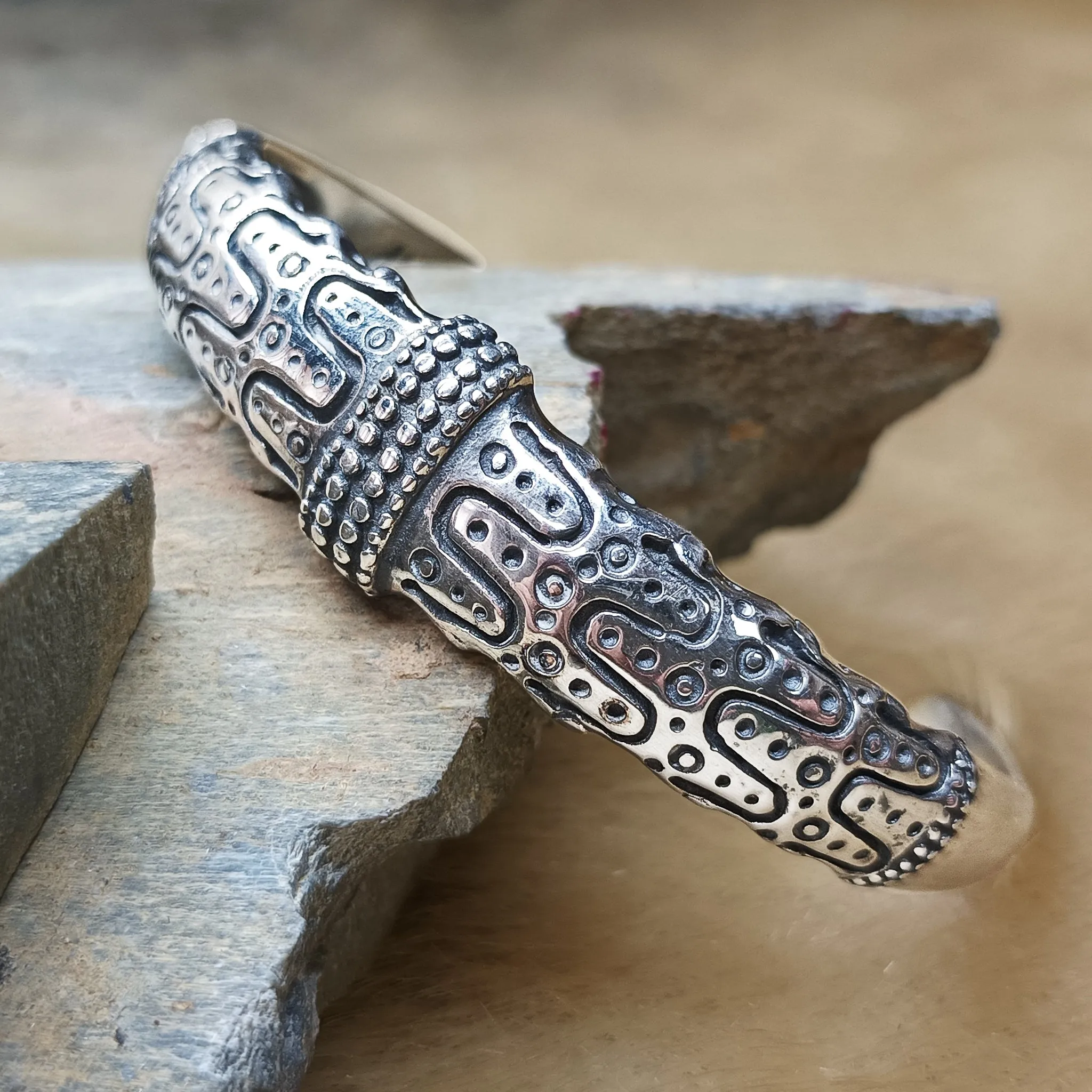 Silver Viking Bracelet from Falster