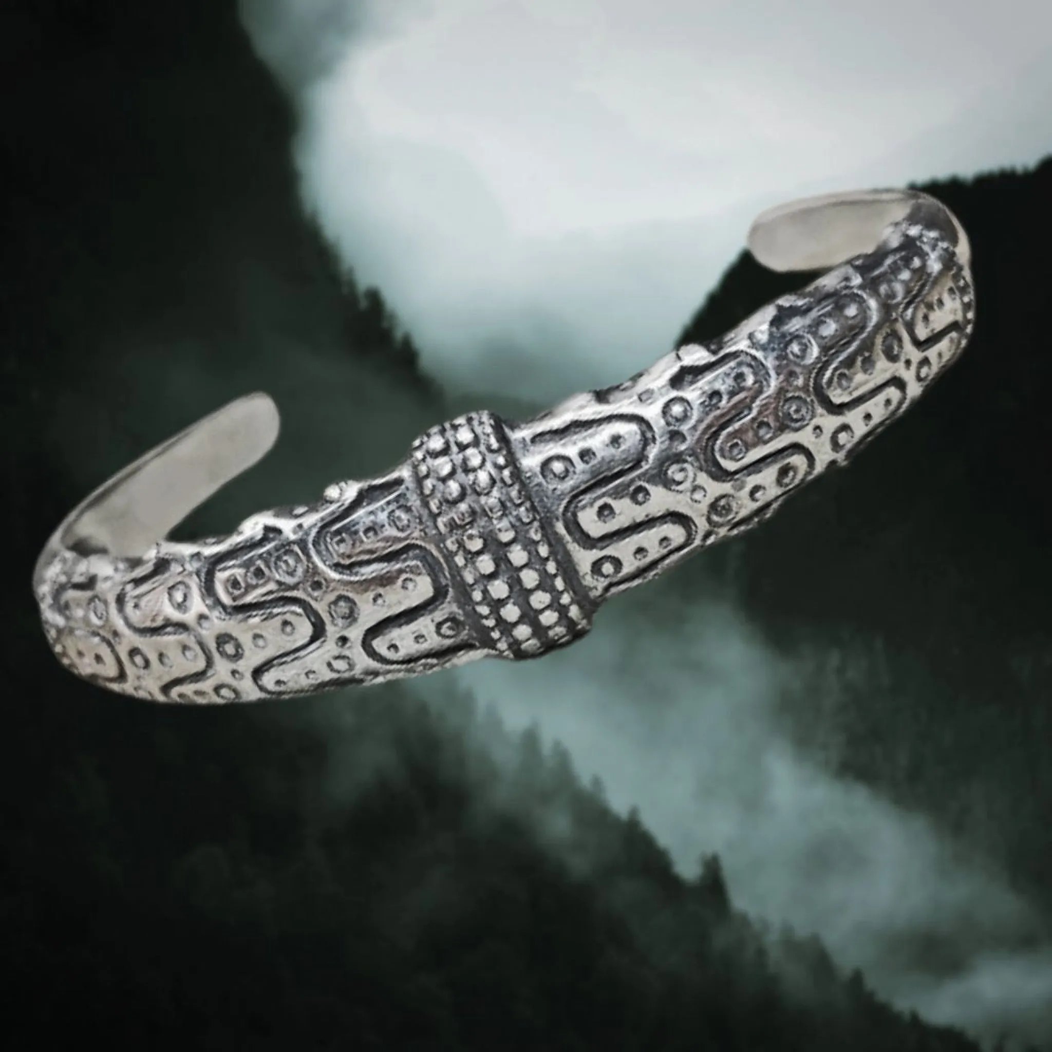 Silver Viking Bracelet from Falster