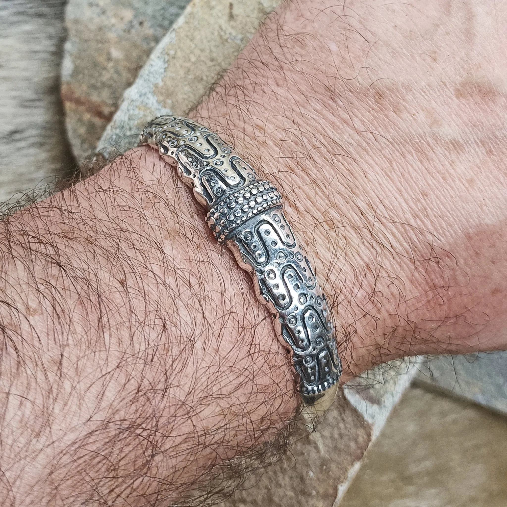 Silver Viking Bracelet from Falster